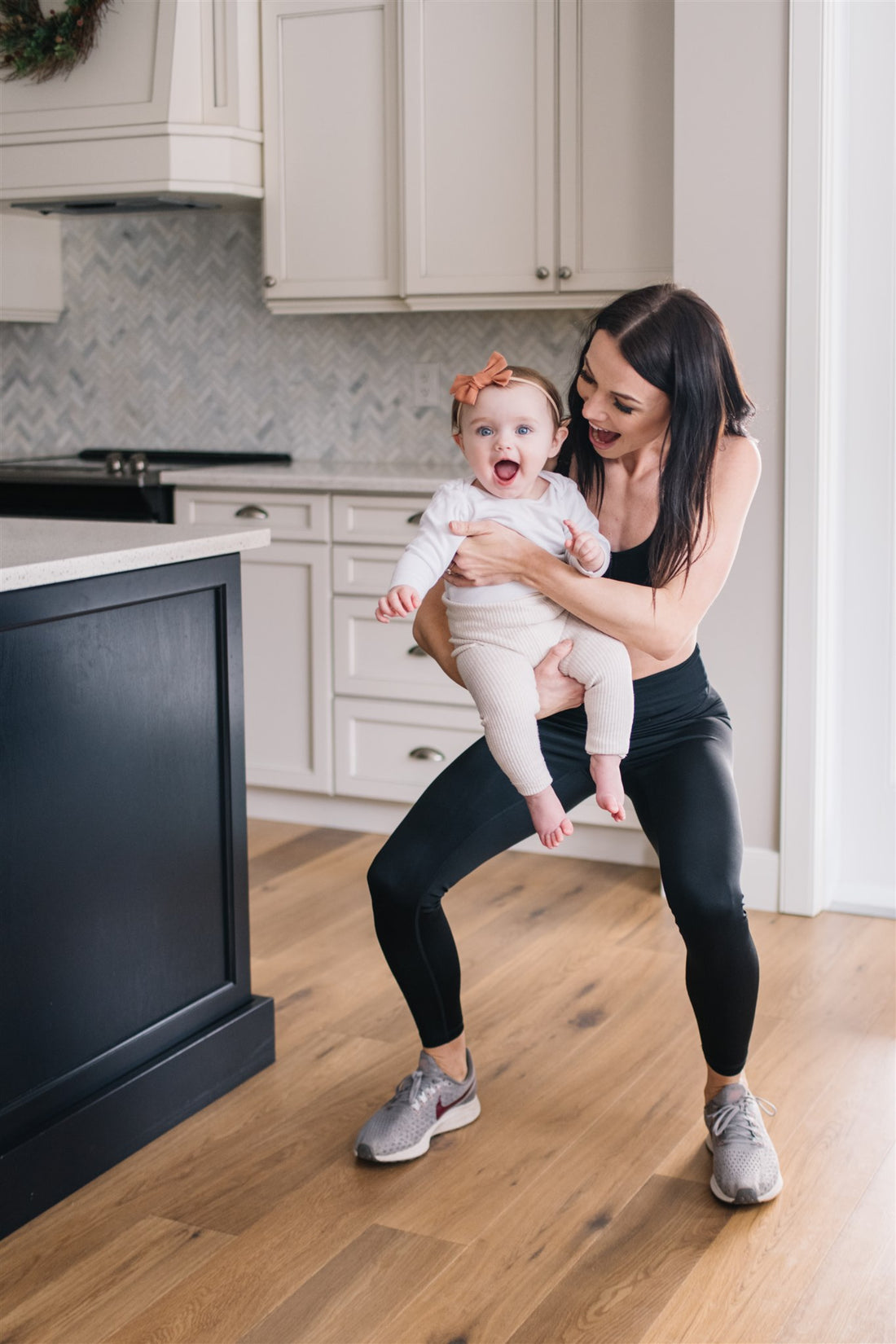 Maternity Charcoal Snatched Rib Active Leggings